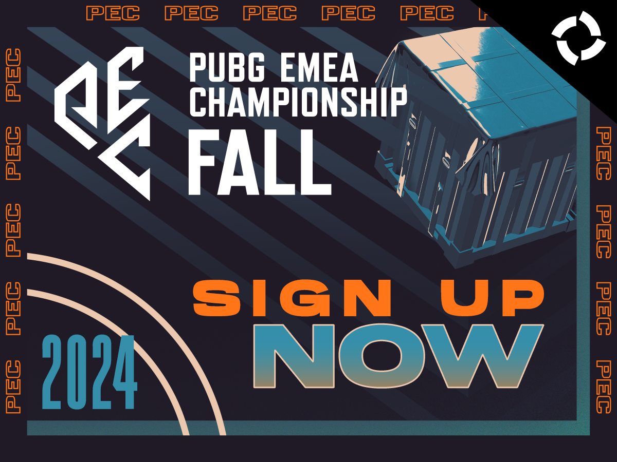 PEC: Fall - Signups Now Open! - NEWS - PUBG ESPORTS