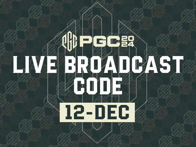 Live Broadcast Code (12 Dec) - NEWS - PUBG ESPORTS