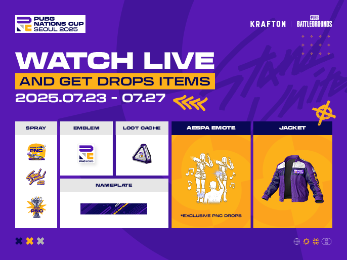 Watch PUBG Nations Cup 2025 with official DROPS! - NEWS - PUBG ESPORTS