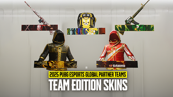 Introducing the 2nd 2025 PUBG GLOBAL PARTNER TEAMS: Team Edition Skins! thumbnail