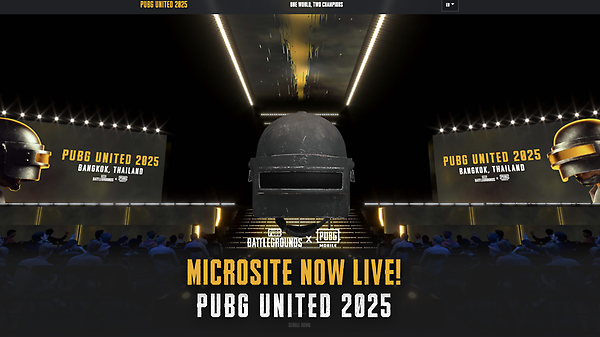 Welcome to the Official PUBG UNITED 2025 Website! thumbnail