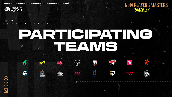 PUBG Players Masters Invitational Participating Teams & Players thumbnail