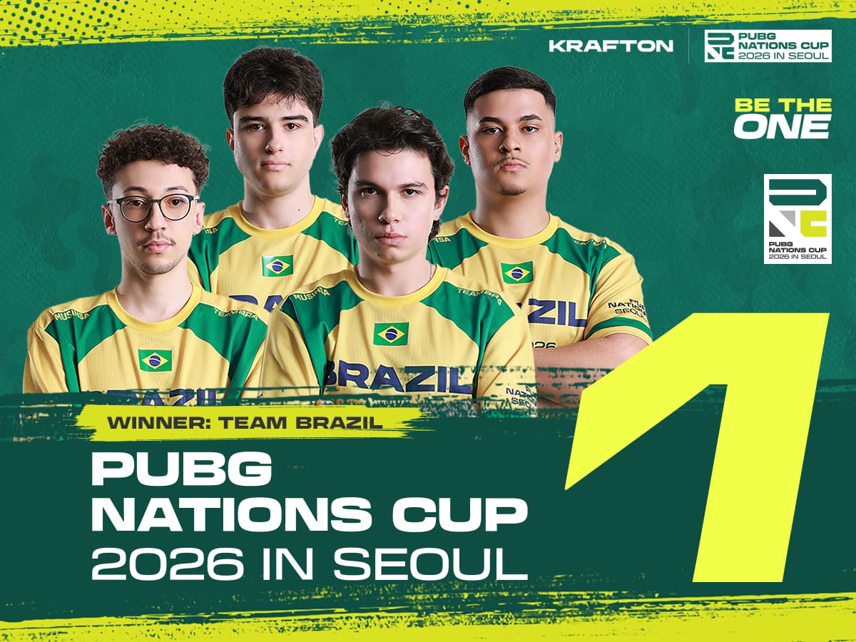 Сборная Бразилии после победы на PUBG Nations Cup 2026