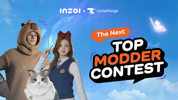 Anúncio do concurso de modding inZOI x CurseForge thumbnail