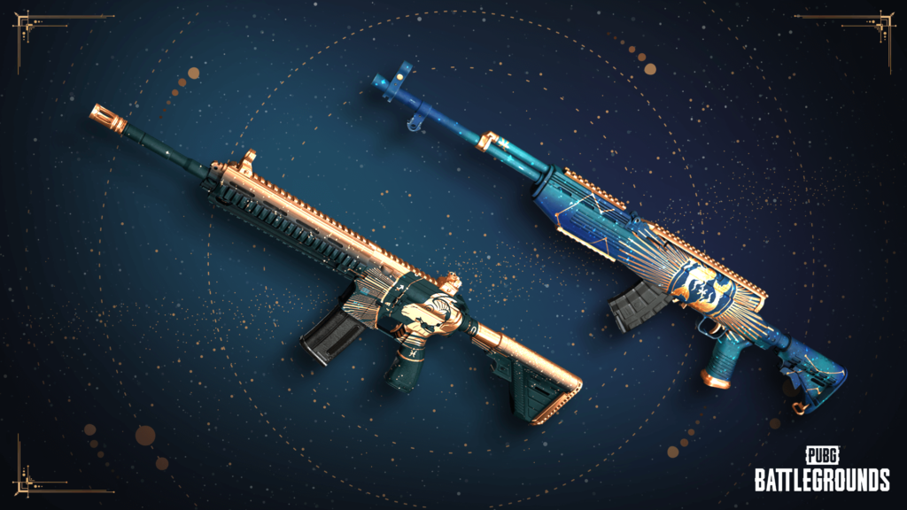 PCパーツ pubg turquoise delight m16a4 Galactic Guardian - M16A4 - PUBG Items