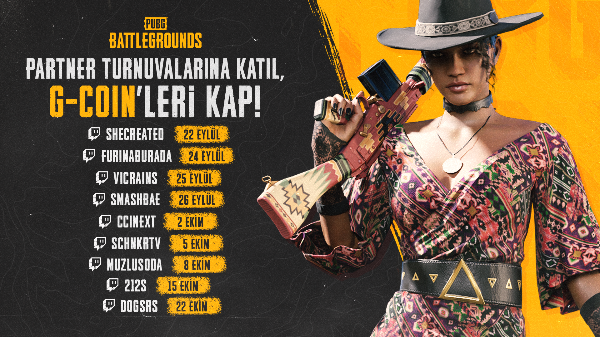 PUBG Partnerleri Topluluk Turnuvaları thumbnail